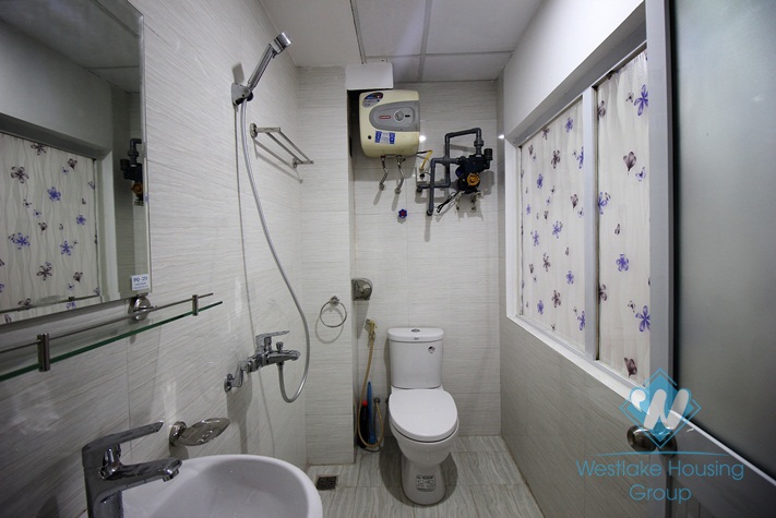 Elegant house with 3 bedroom, front yard and terrace for rent in Ba Dinh, Hanoi